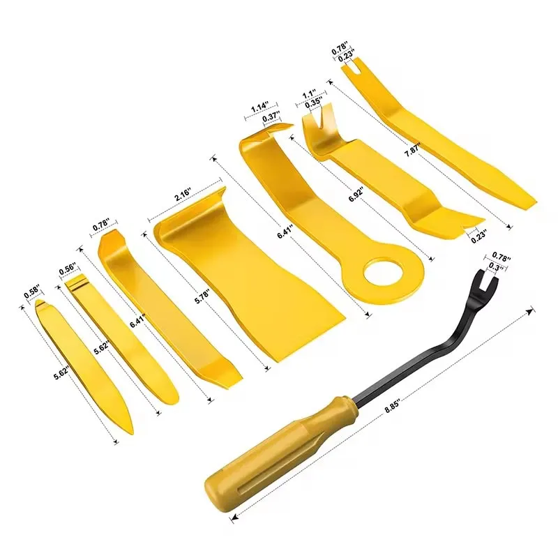 ¿Cómo usar kits de herramientas de eliminación de recortes de automóviles multifunción?