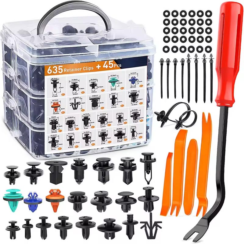 Kits de clips para carrocería y embellecedor de panel de puerta de coche